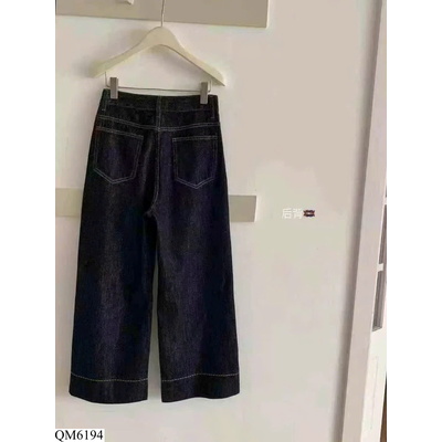 QM6194 QUẦN DENIM DÁNG SUÔNG HÃNG W.G.W.E
