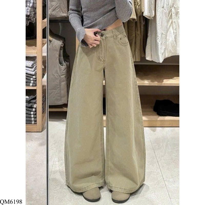 QM6198 QUẦN JEANS ỐNG LOE NỮ