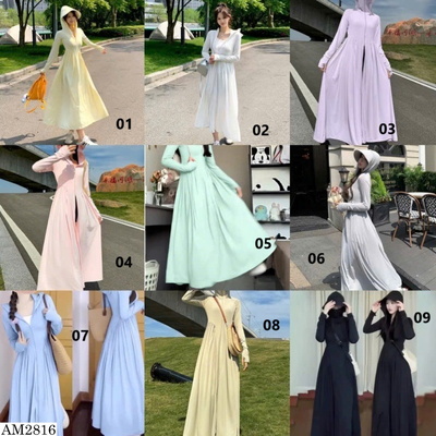 AG9899 ÁO CHỐNG NẮNG DÁNG DÀI THỜI TRANG