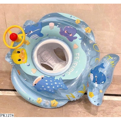 PK1278 PHAO BƠI XỎ CHÂN CÓ VÔ LĂNG HÌNH THÚ ĐÁNG YÊU CHO BÉ