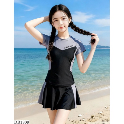 DB1309 BỘ ĐỒ BƠI BÉ GÁI DÁNG VÁY