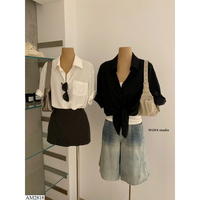 AM2818 ÁO SƠ MI TAY LỠ W.G.W.E