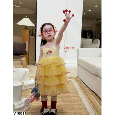 V10011 VÁY 2 DÂY PHỐI VOAN TUTU