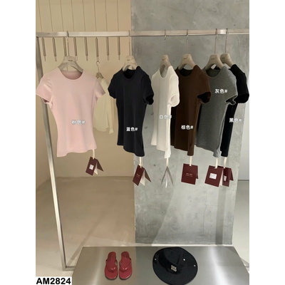 AM2824 ÁO THUN NGẮN TAY ÔM SÁT NHÀ W.G.W.E