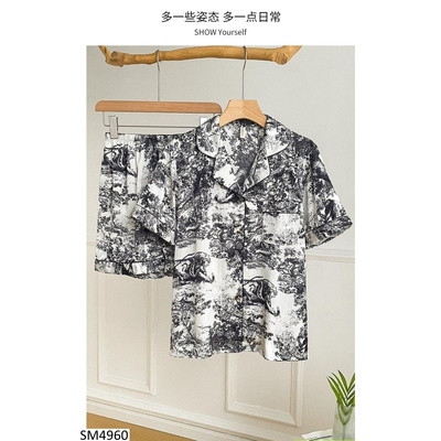 SM4960 BỘ PIJAMA MẶC NHÀ HỌA TIẾT CHO NỮ
