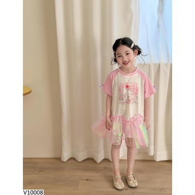 V10008 VÁY HOẠT HÌNH LAMITTO VIỀN REN