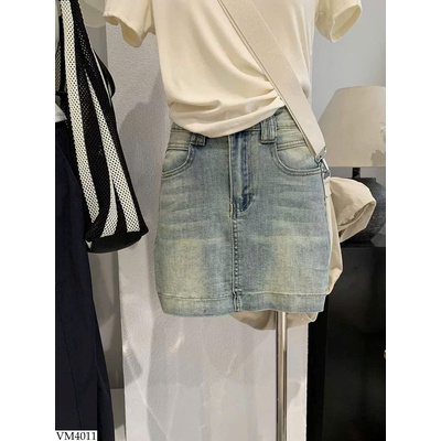 VM4011 CHÂN VÁY JEAN NGẮN BASIC
