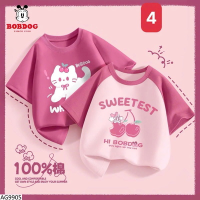 AG9905 SET 2 ÁO BOBDOG CHO BÉ GÁI