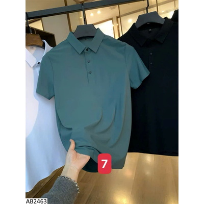 AB2463 ÁO POLO CỘC TAY CHO NAM IN BLUE