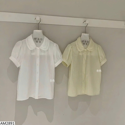 AM2891 ÁO SƠ MI CỔ SEN W.G.W.E
