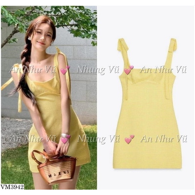 VM3942 ĐẦM LADY CARO 2 DÂY GIÁ MỚI
