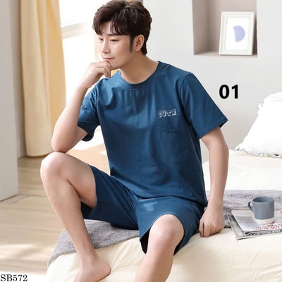 SB572 BỘ ĐỒ NGỦ NAM CỘC TAY QUẦN ĐÙI THOÁNG MÁT