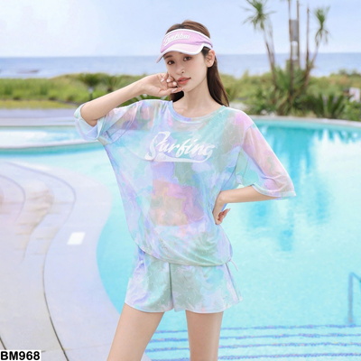 BM968 SET ĐỒ BƠI 3 CHI TIẾT CHO NỮ