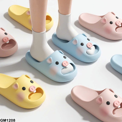 GM1208 DÉP LÊ EVA HÌNH HEO CUTE CHO NỮ