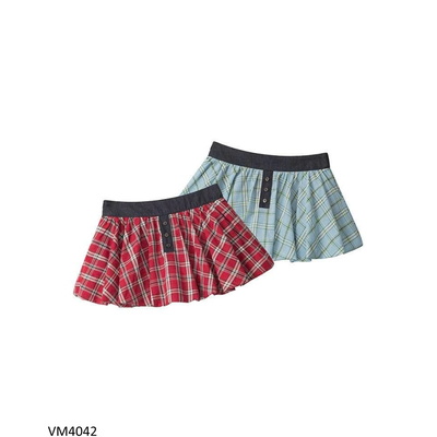 VM4042 CHÂN VÁY BÍ KẺ CARO