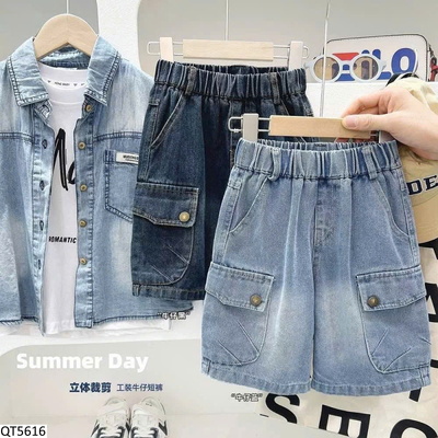 QT5616 QUẦN SHORT JEAN TÚI HỘP KACADY