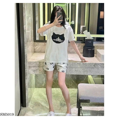 SM5019 BỘ ĐỒ NGỦ NỮ HOMME PIQUE THOÁNG MÁT