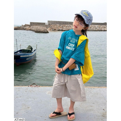 AT1643 ÁO HOODIE NGẮN TAY TÚI TRƯỚC WUDIBOOM