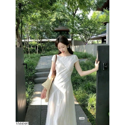 VM4048 VÁY TRẮNG DÀI NHÀ W.G.W.E