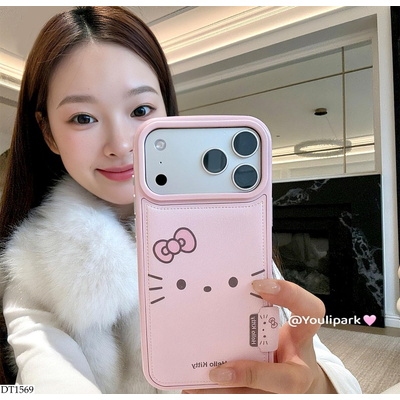 DT1569 ỐP ĐIỆN THOẠI KITTY HỒNG
