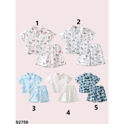 S2759 SET BỘ CỘC TAY HÌNH BƯỚM CHO BÉ