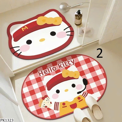 PK1323 SET 2 THẢM KITTY KUTE