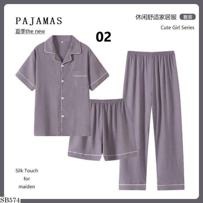 SB574 SET ĐỒ NGỦ PAJAMAS 3 MÓN