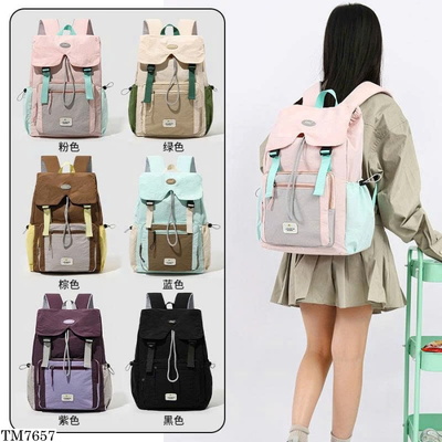 TM7657 BALO VẢI NHIỀU NGĂN TRENDY