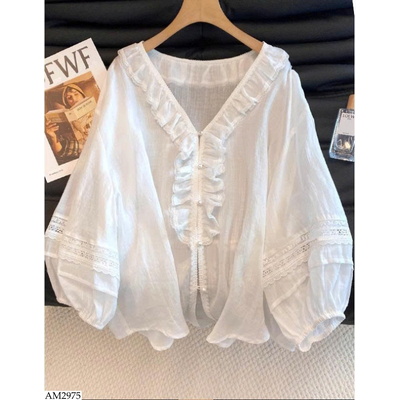 AM2975 ÁO SƠ MI TAY BỒNG CHO NỮ