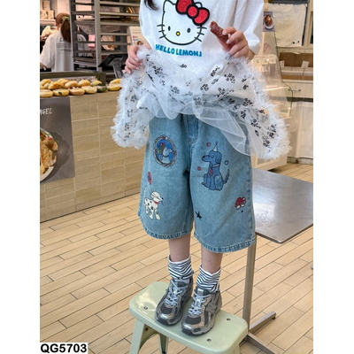 QG5703 SHORT JEANS IN CÚN