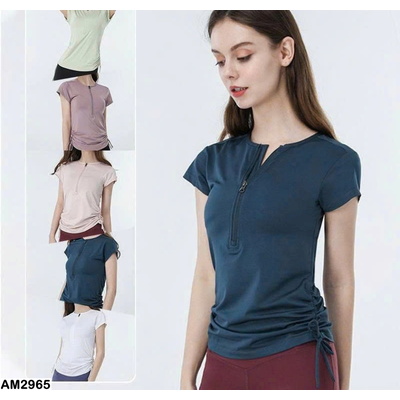 AM2965 ÁO TẬP NỮ RÚT EO