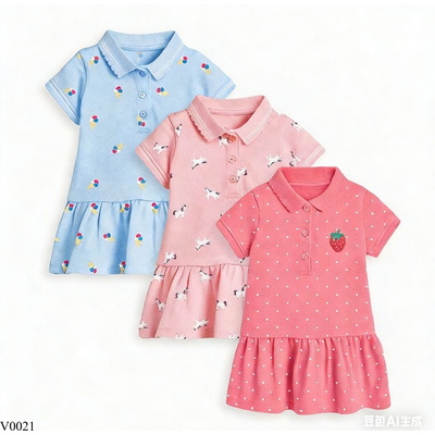 V0021 VÁY POLO ĐUÔI CÁ LITTLE MAVEN