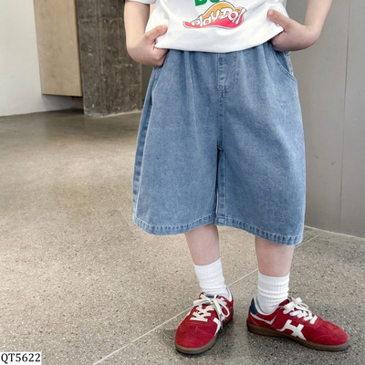 QT5622 QUẦN SHORT JEAN BÉ TRAI AOAOKIDS