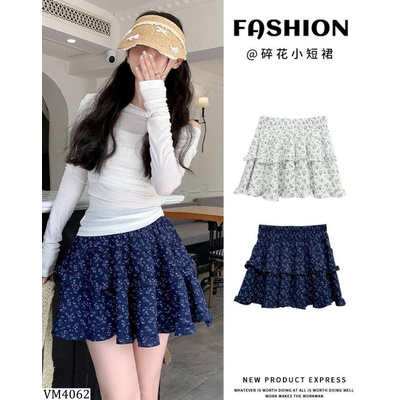 VM4062 CHÂN VÁY NGẮN HOA NHÍ