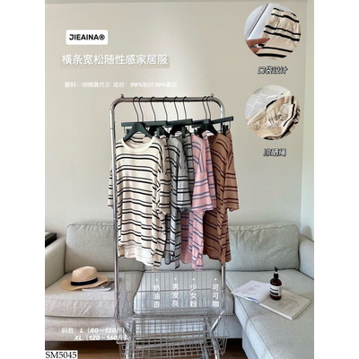SM5045 BỘ NGỦ KẺ CHO NỮ NHÀ JIEAINA