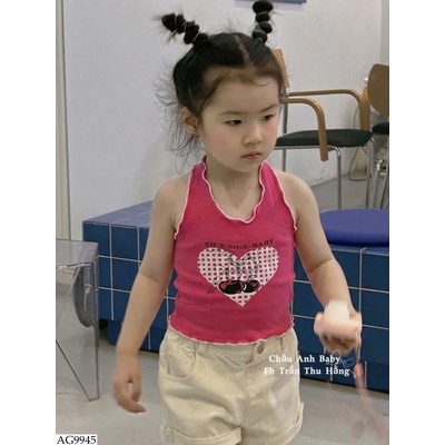 AG9945 ÁO CỔ YẾM CHO BÉ GÁI