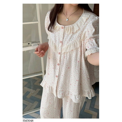 SM5048 SET NGỦ VIỀN REN CÚC