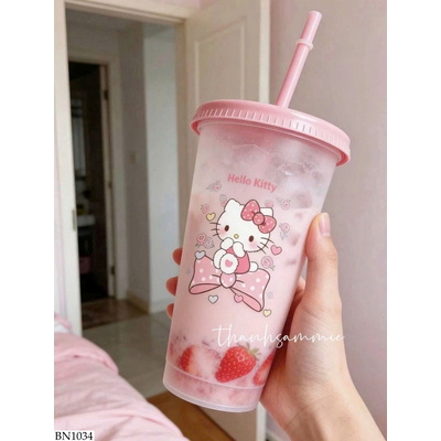 BN1034 CỐC UỐNG NƯỚC HÌNH KITTY