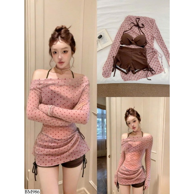 BM986 SET BIKINI CHẤM BI CHO NỮ