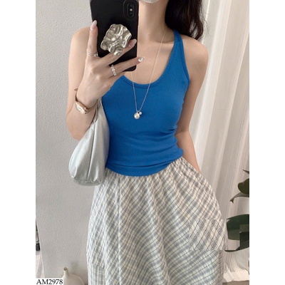 AM2978 ÁO 2 DÂY BASIC ÔM DÁNG