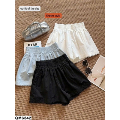 QM6342 QUẦN SHORT NỮ CẠP CHUN DÁNG XÒE TRẺ TRUNG ANNA