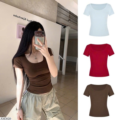 AM3020 ÁO CỔ U CHO NỮ HÃNG MosesQueen