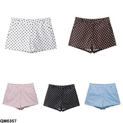 QM6357 QUẦN SHORT CHẤM BI NHÀ KASLEAD