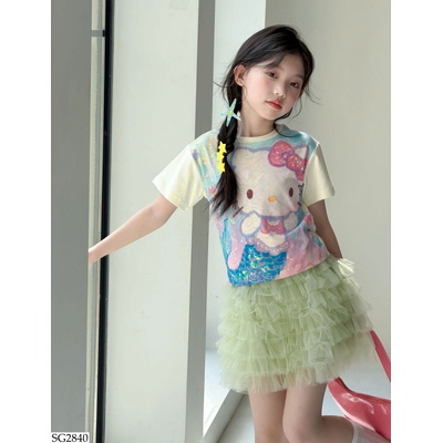 SG2840 SÉT ÁO KITTY MIX CHÂN VÁY TUTU