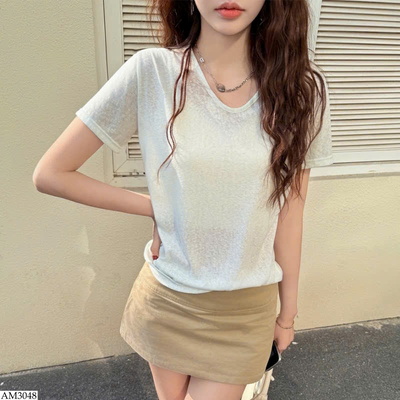 AM3048 ÁO CỔ TIM CHO NỮ