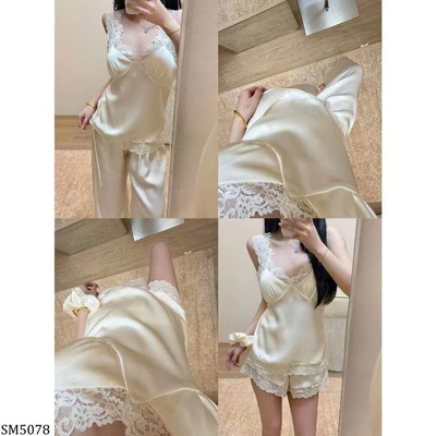 SM5078 BỘ NGỦ LỤA 2 DÂY