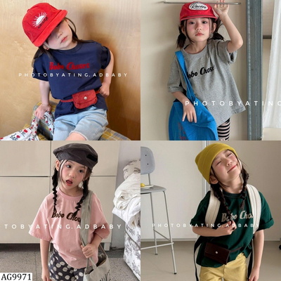 AG9971 ÁO PHÔNG CHỮ BOBO CHOSES  ADBABY