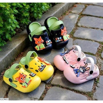 GG9611 DÉP SỤC CROCS HOẠT HÌNH CHO BÉ