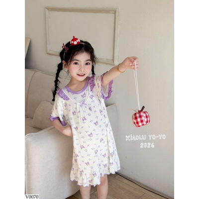 V0070 VÁY NGỦ HOẠT HÌNH CHO BG 