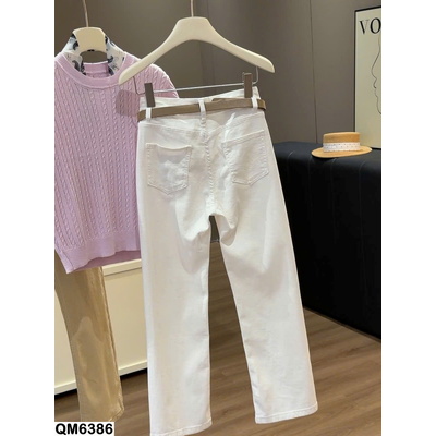 QM6386 QUẦN JEANS ỐNG ĐỨNG NỮ